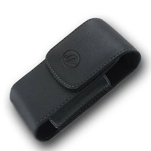 Leather Case Belt Clip Holster - Vertical Cover - LCASE48 - Black - A69 - Image 5