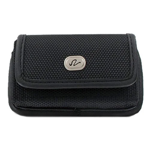 Case Belt Clip Canvas Rugged Holster Cover - LCASE41 - Black - D70 - Image 3