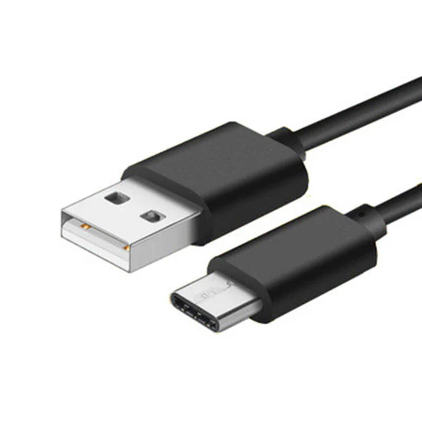 20cm USB-C Cable Charger Cord - TPE - Black - Fonus G68 - Image 2