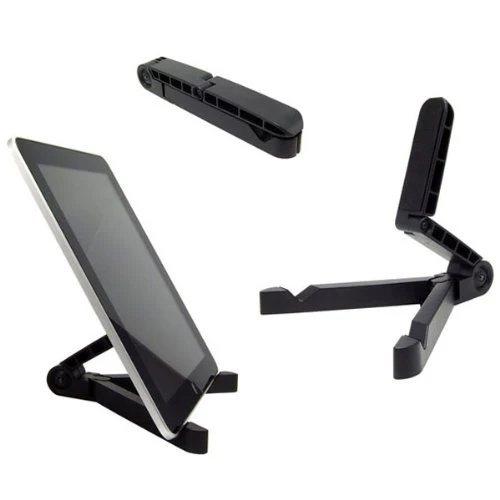 Fold-up Tablet Stand Travel Portable Tablet Phone Holder - Black - Xenda D72 - Image 7