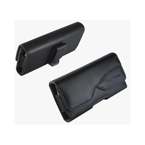 Verizon Leather Case Belt Clip Holster - Cover - LCASEVZ4 - Black - Image 4