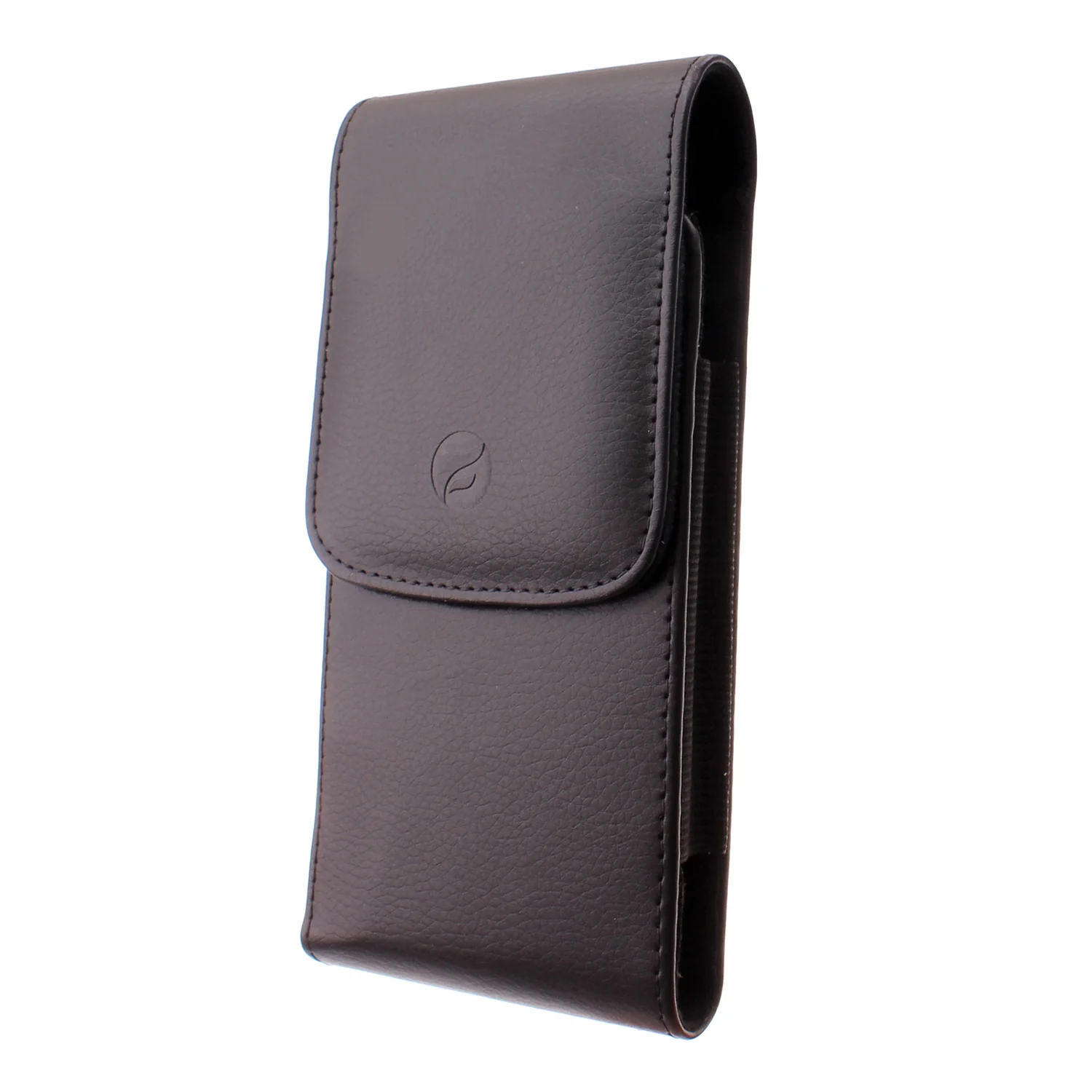 Leather Case Belt Clip Holster - Vertical Cover - LCASE63 - Black - Fonus K54