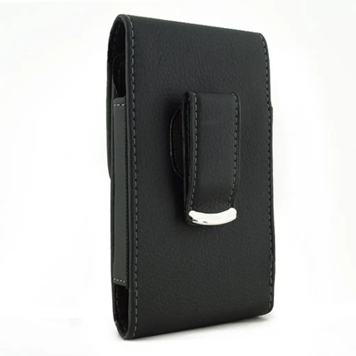 Leather Case Belt Clip Holster - Vertical Cover - LCASE63 - Black - Fonus K54 - Image 4