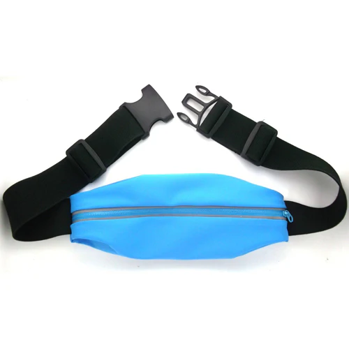 Waist Bag Sports Running Cover - Touch Screen Window - M - Reflective - Blue - Fonus A09 - Image 4