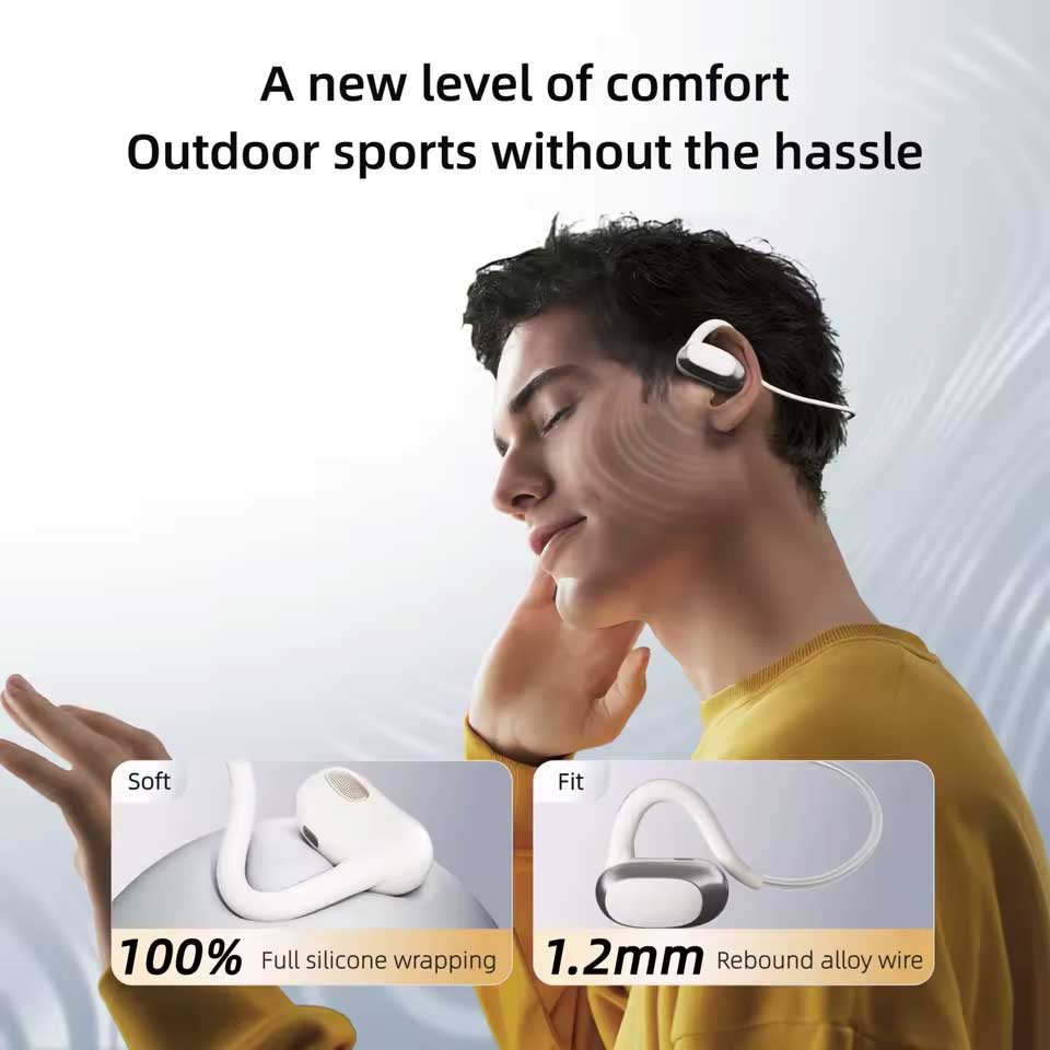 Bone Conduction Wireless Headphones Sports Earphones Neckband Open-Ear Earbuds Headset Hi-Fi Sound Hands-free Mic - ZDF21 - Image 8
