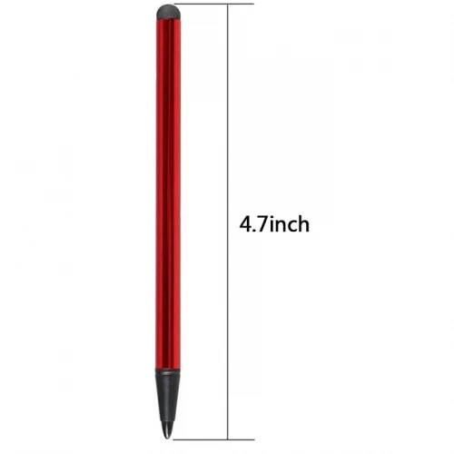 Red Stylus Capacitive and Resistive Pen Touch Compact Lightweight - Image 2
