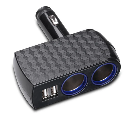 2-Port 12V DC Socket Car Charger Adapter Splitter 2-Port USB - Fonus K65 - Image 2