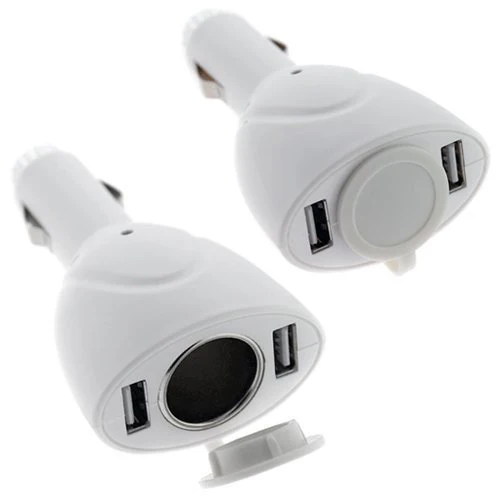 Car Charger DC Socket Adapter 2-Port USB - D45 - Image 2