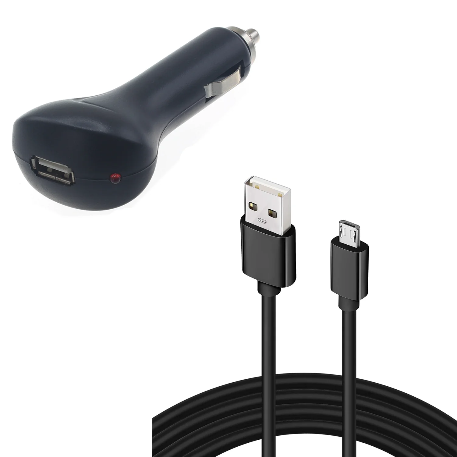 Car Charger with 3ft Micro USB Cable - T30