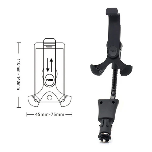 Car Mount for DC Charger Lighter Socket - USB Port - Fonus C98 - Image 3
