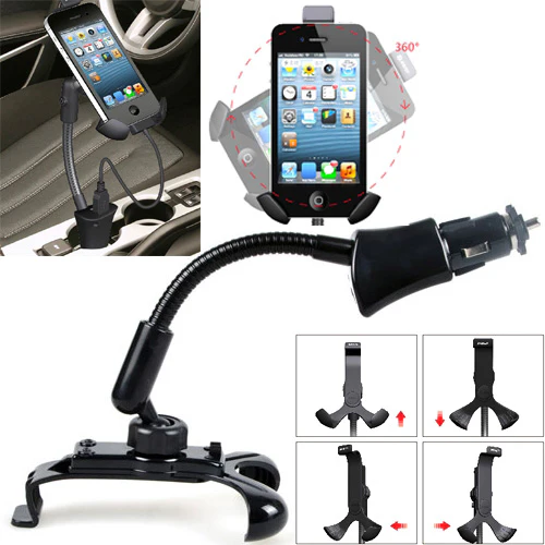 Car Mount for DC Charger Lighter Socket - USB Port - Fonus C98 - Image 8