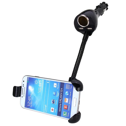 Car Mount for Lighter DC Charger - Dual USB Port and Extra Socket - Fonus J15 - Image 4