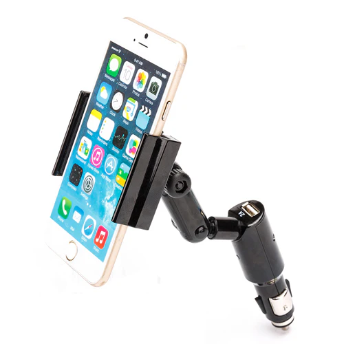 Car Mount Holder for DC Lighter Socket - 2A Charger USB Port - Fonus M50 - Image 2