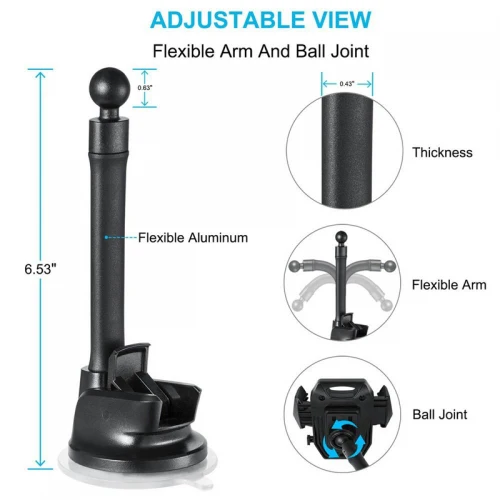 Easy Mount Car Holder for Dashboard and Windshield - Fonus B54 - Image 2