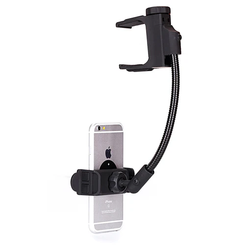 Rear View Mirror Car Mount Phone Holder - Fonus J89 - Image 2