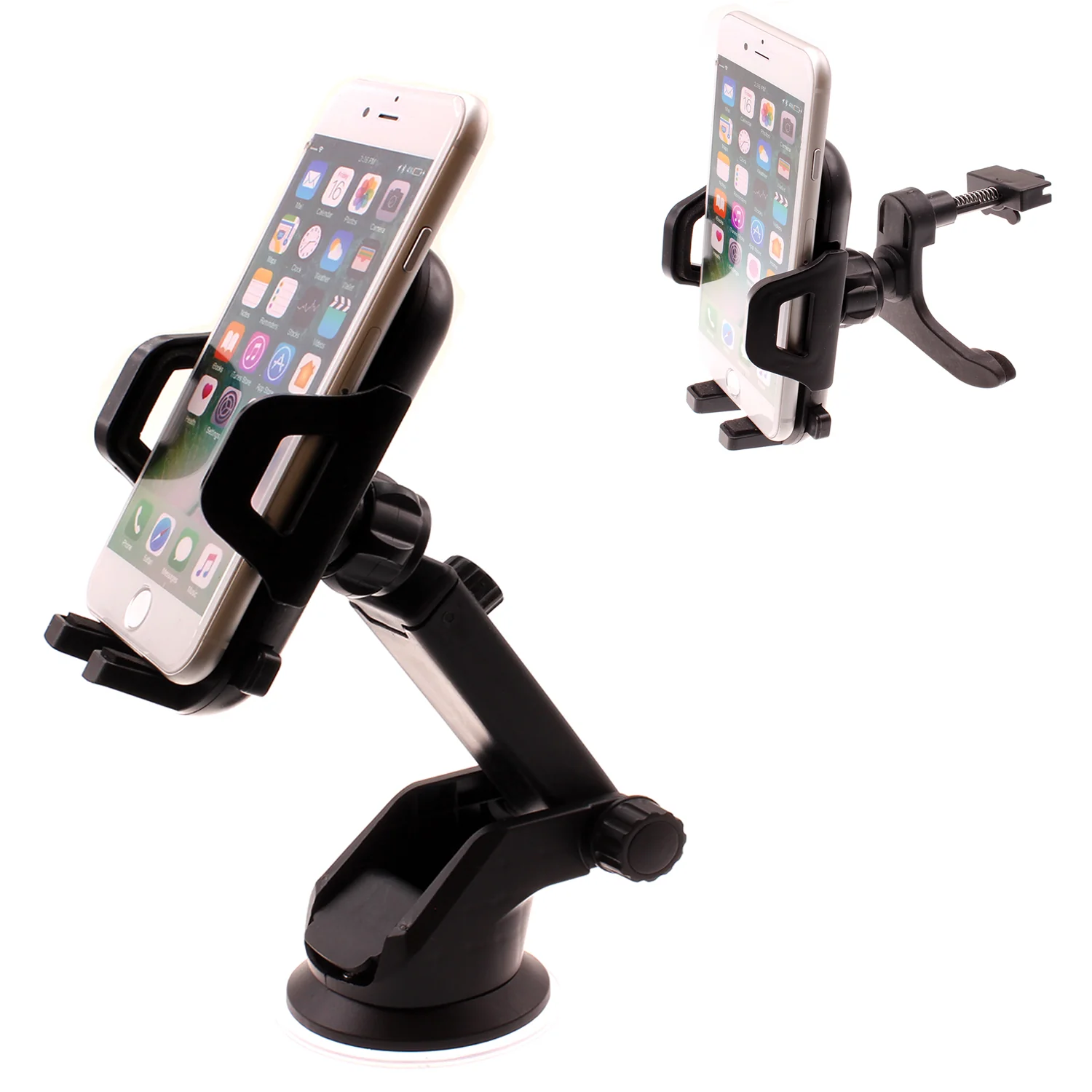 Car Mount Windshield Air Vent Phone Holder Glass Cradle Suction - ZDD38