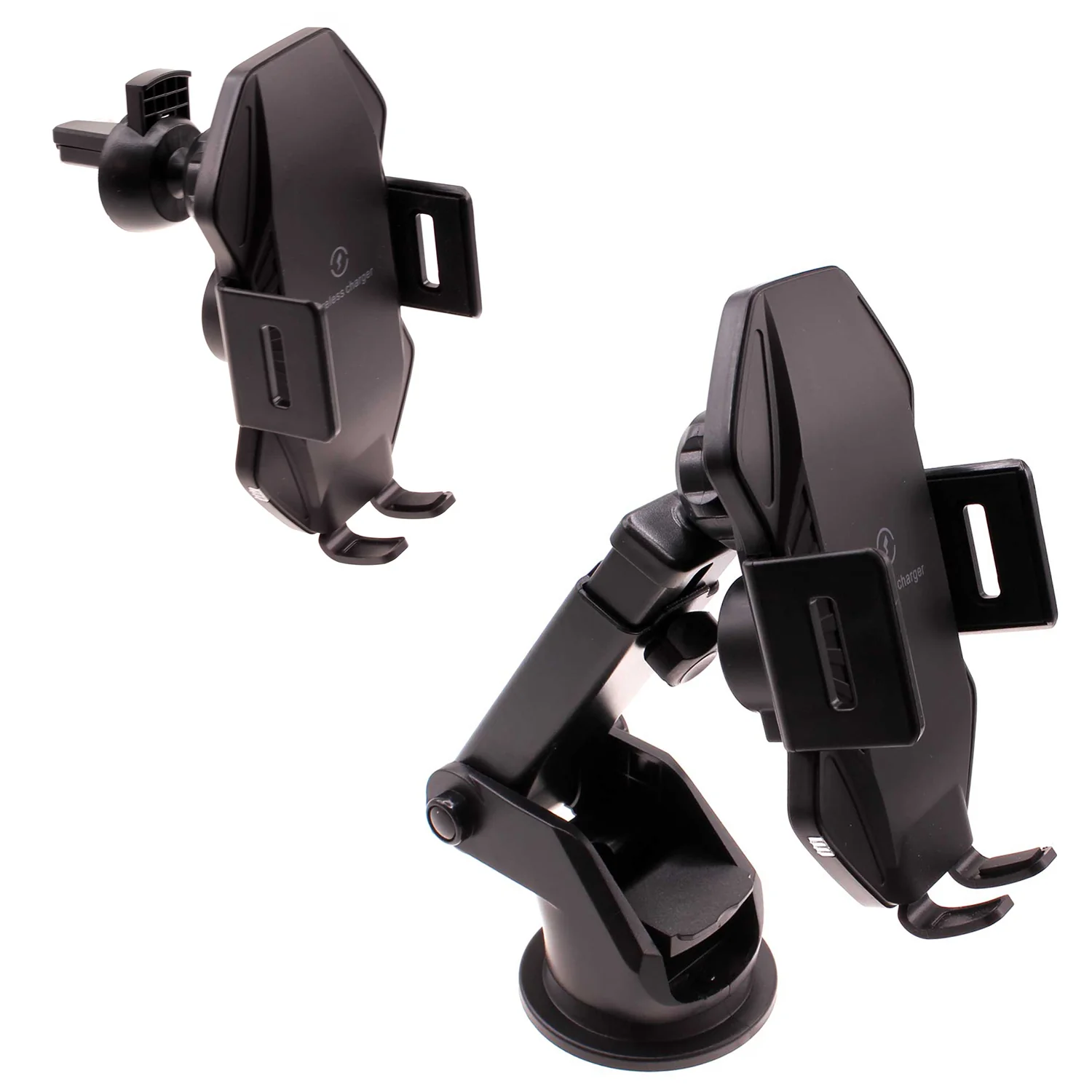 Car Wireless Charger Mount Dashboard Air Vent Holder Fast Charge Auto Sensor Dock - ZDA75
