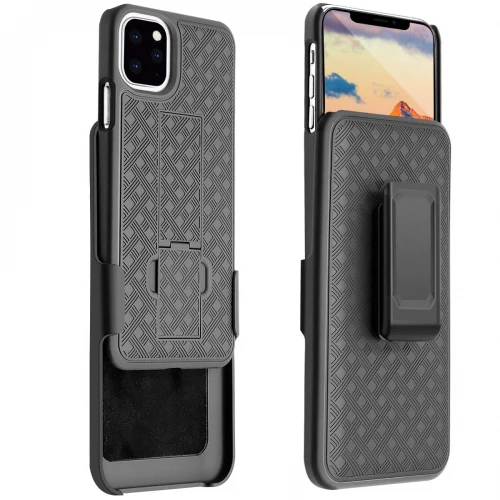 Case Holster Combo Swivel Belt Clip - Shockproof - Kickstand - Black - Fonus M90 - Image 3