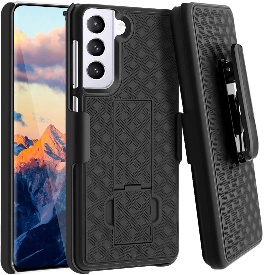 Case Belt Clip Holster Swivel Cover Kickstand Armor - ZDA84