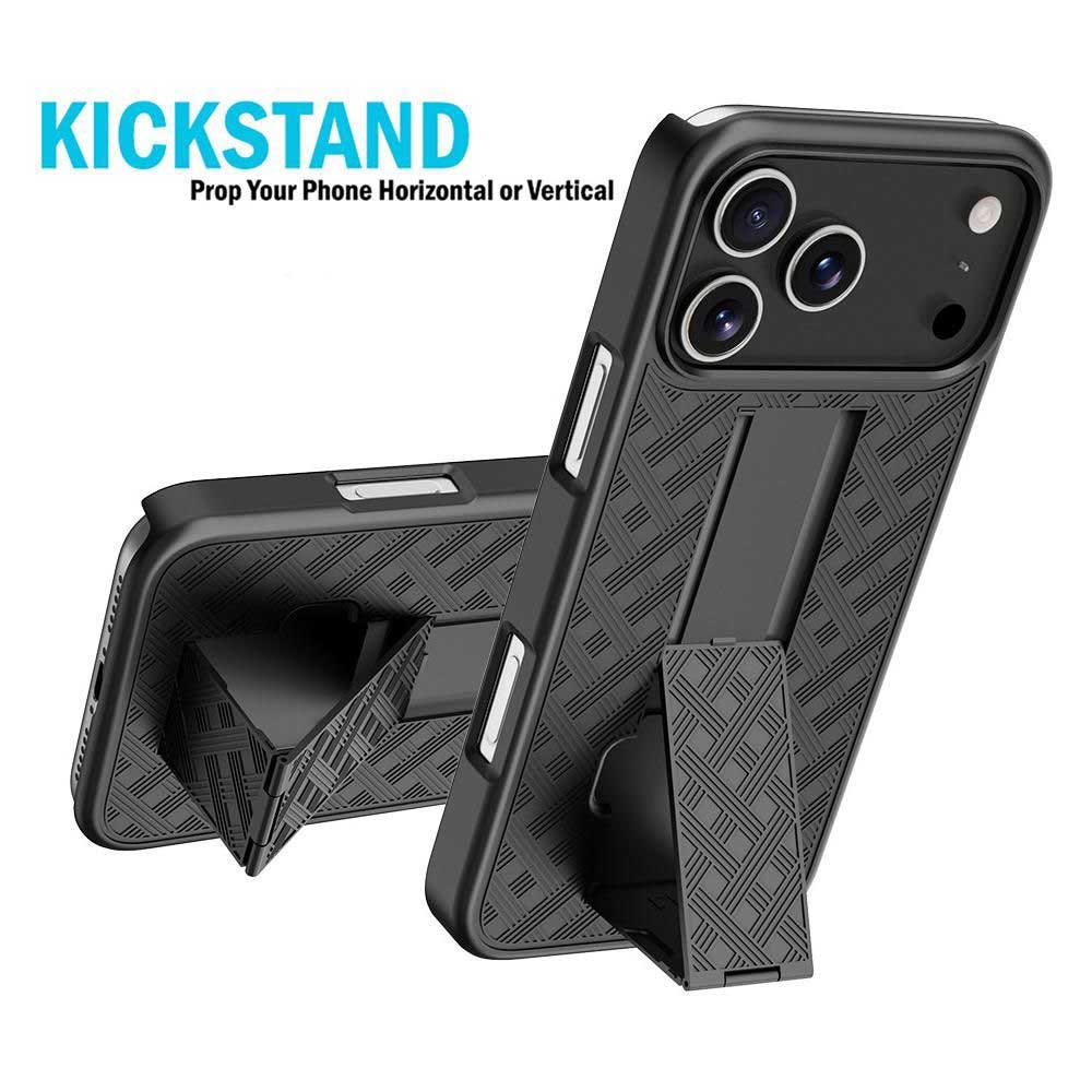 Case Belt Clip Holster Swivel Cover Kickstand Armor - ZDB87 - Image 4