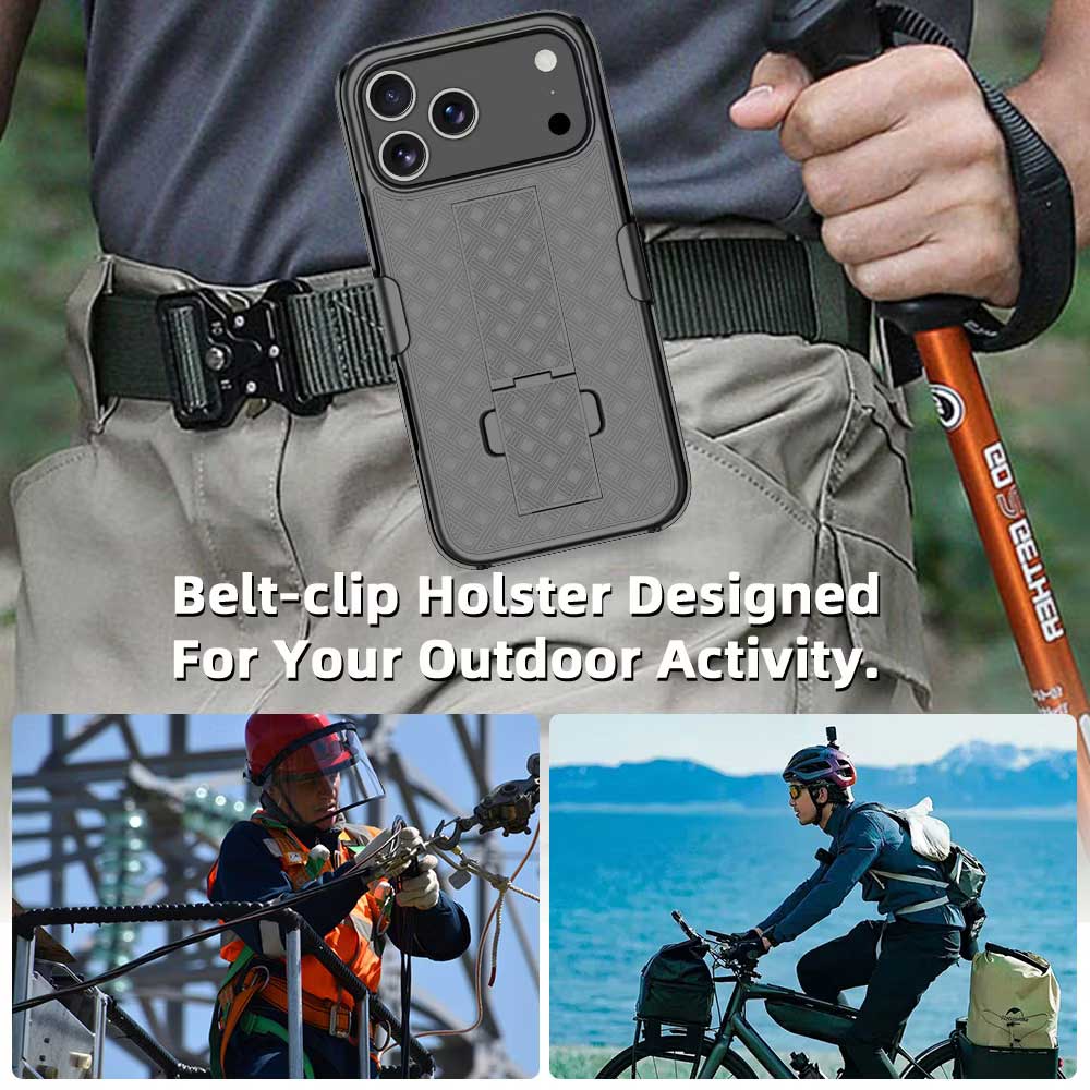 Case Belt Clip Holster Swivel Cover Kickstand Armor - ZDB87 - Image 7