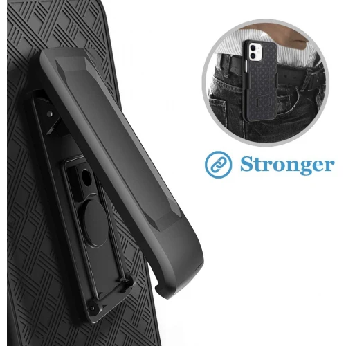 Case Belt Clip Holster Swivel Cover Kickstand Armor - ZDC26 - Image 3