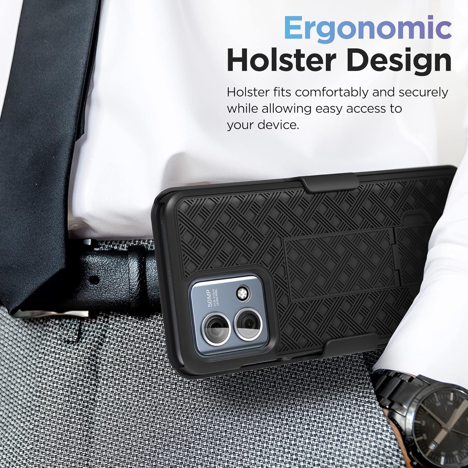 Case Belt Clip Holster Swivel Cover Kickstand Armor - ZDE95 - Image 6