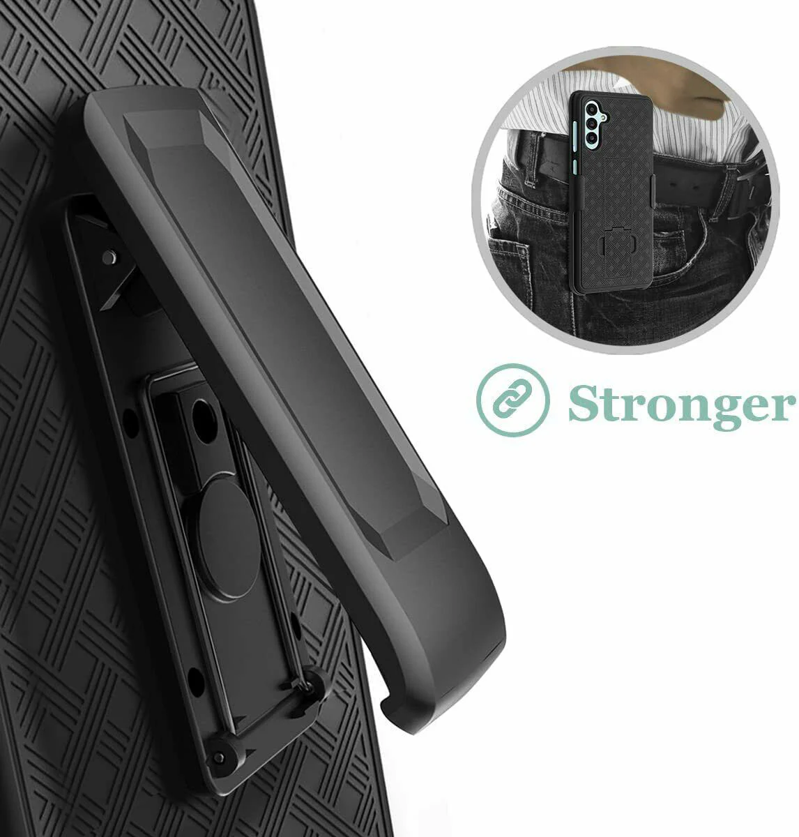 Case Belt Clip Holster Swivel Cover Kickstand Armor - ZDE99 - Image 8