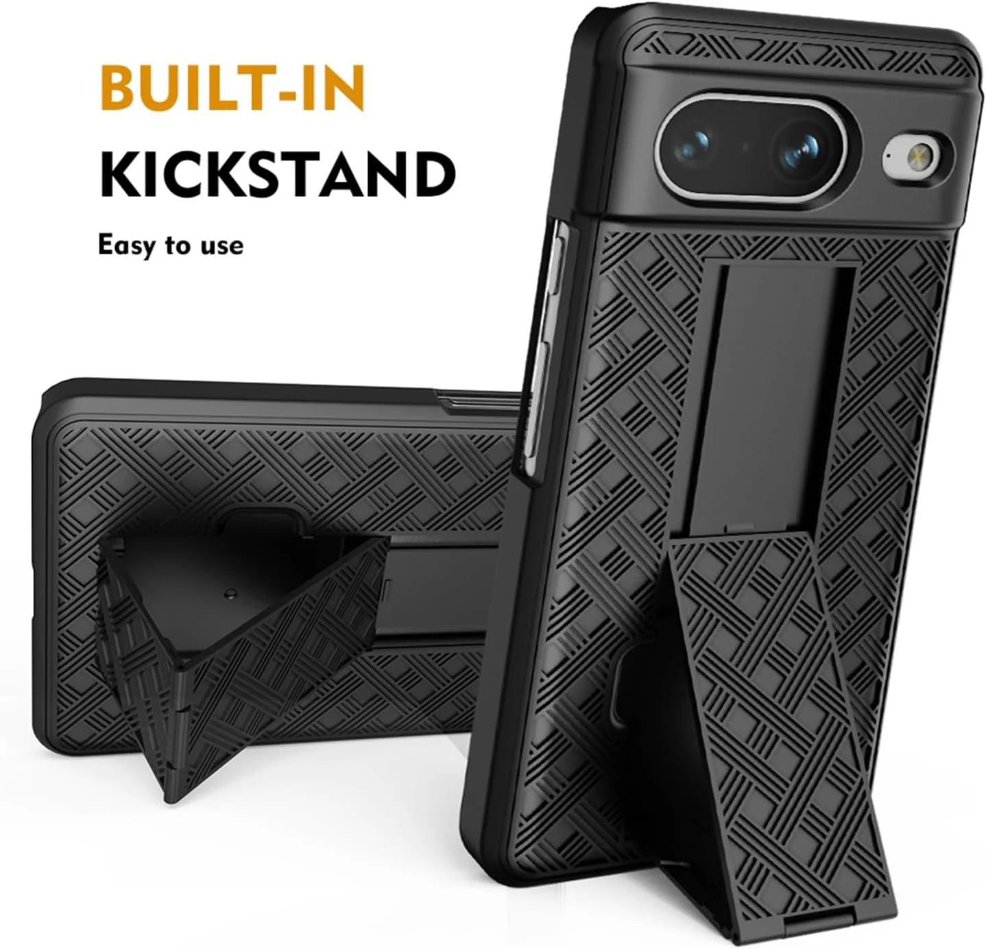 Case Belt Clip Holster Swivel Cover Kickstand Armor - ZDF66 - Image 4