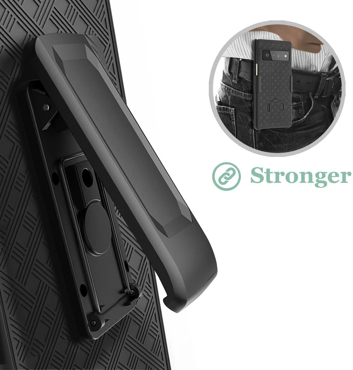 Case Belt Clip Holster Swivel Cover Kickstand Armor - ZDZ09 - Image 6