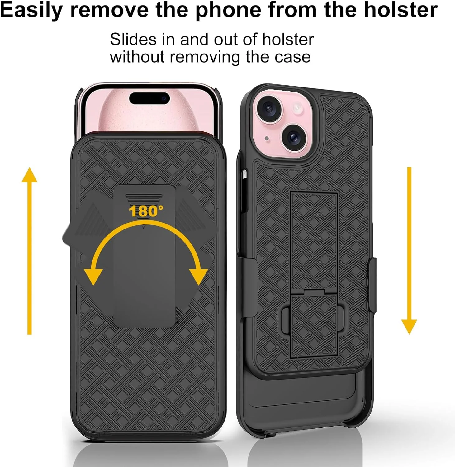 Case Belt Clip Holster Swivel Cover Kickstand Armor - ZDZ97 - Image 6