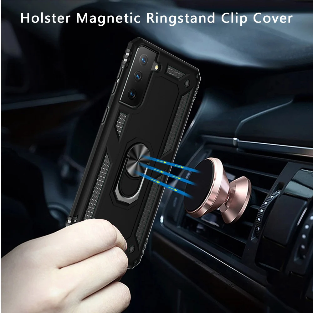 Case Belt Clip Holster Swivel Metal Ring Cover Kickstand Armor - ZDZ65 - Image 5
