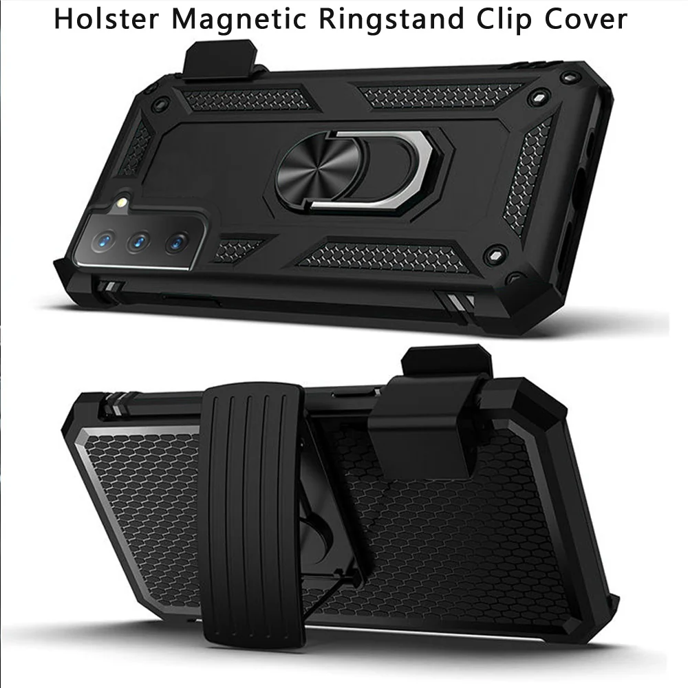 Case Belt Clip Holster Swivel Metal Ring Cover Kickstand Armor - ZDZ65 - Image 7