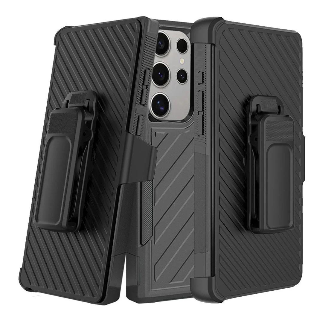 Case with Belt Clip Swivel Holster Combo Armor Cover w Kickstand Drop-Proof Defender - ZDD47 - Image 2