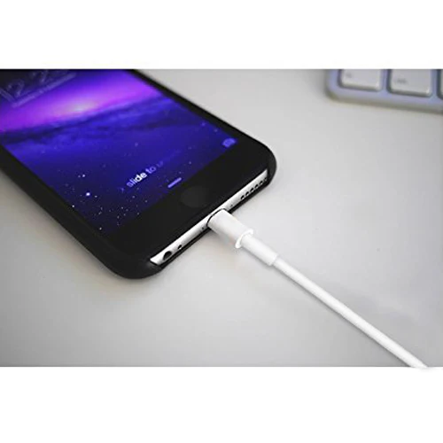 6ft MFI Certified USB to Lightning Cable Charger Cord - TPE - White - Pinyi - R41 - Image 4