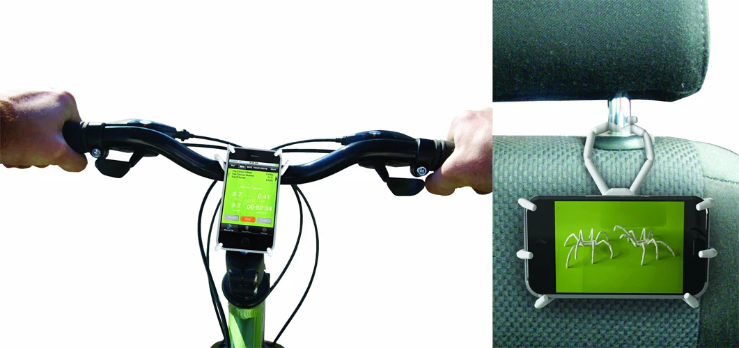 Flexible Spider Phone Holder Stand - Black - B49 - Image 2