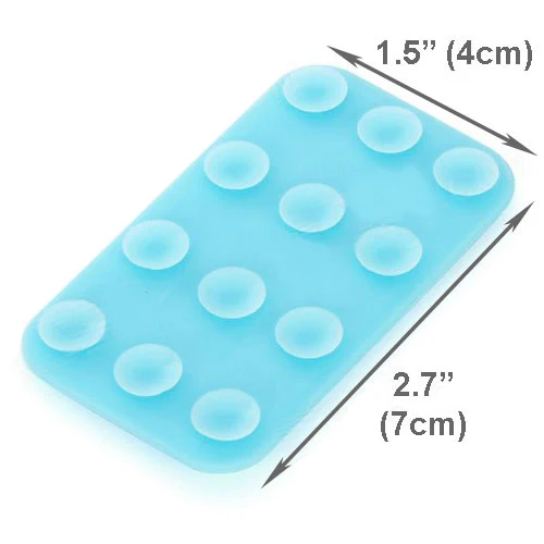 Mini Double Sided Suction Holder - Non-Slip - Blue - Xenda F62 - Image 6