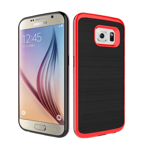 Hybrid Case Dual Layer Armor Bumper Cover - Dropproof - Red - Selna N43 - Image 2