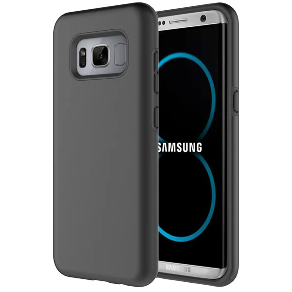 Hybrid Case Dual Layer Armor Defender Cover - Shockproof - Black - Selna L17