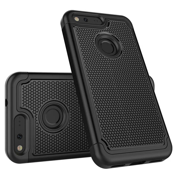 Hybrid Case Dual Layer Armor Defender Cover - Dropproof - Black - Selna M26 - Image 2