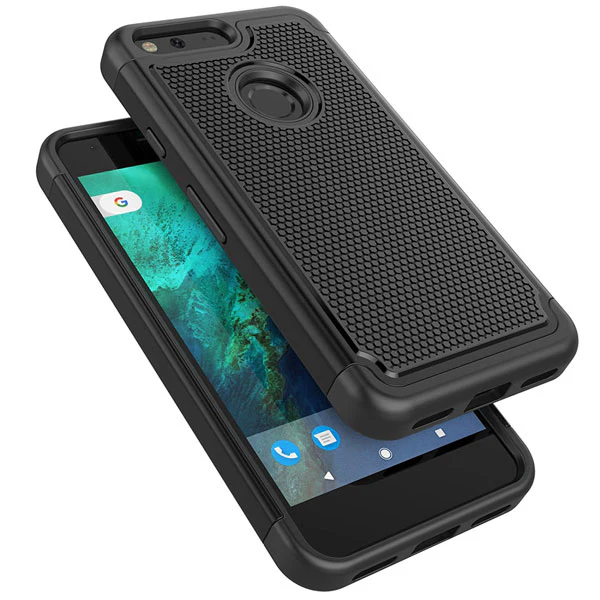 Hybrid Case Dual Layer Armor Defender Cover - Dropproof - Black - Selna M26 - Image 3