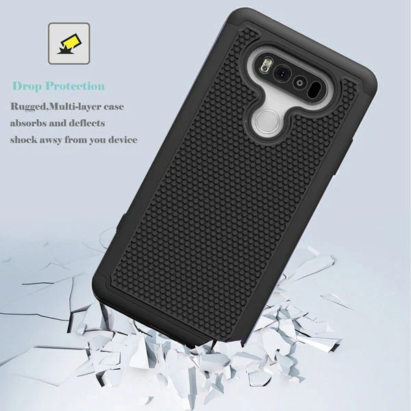 Hybrid Case Dual Layer Armor Defender Cover - Dropproof - Black - Selna M58 - Image 6