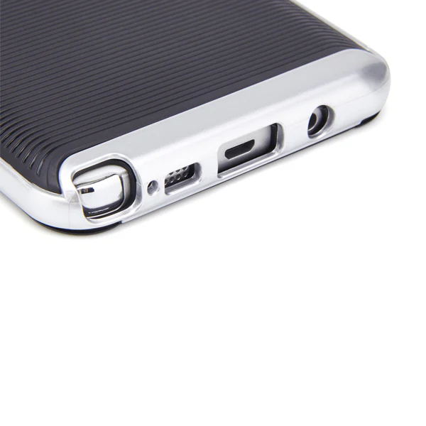 Hybrid Case Dual Layer Armor Defender Cover - Dropproof - Silver - Selna N79 - Image 3