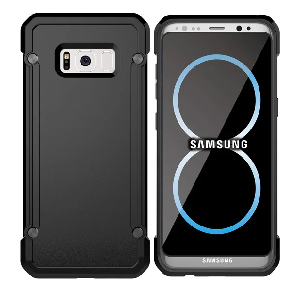 Hybrid Case Dual Layer Armor Defender Cover - Dropproof - Black - Selna L09 - Image 2