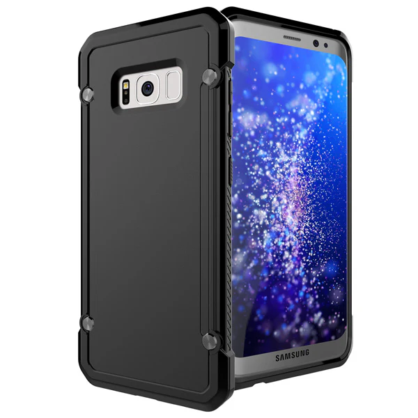 Hybrid Case Dual Layer Armor Defender Cover - Dropproof - Black - Selna L09 - Image 4