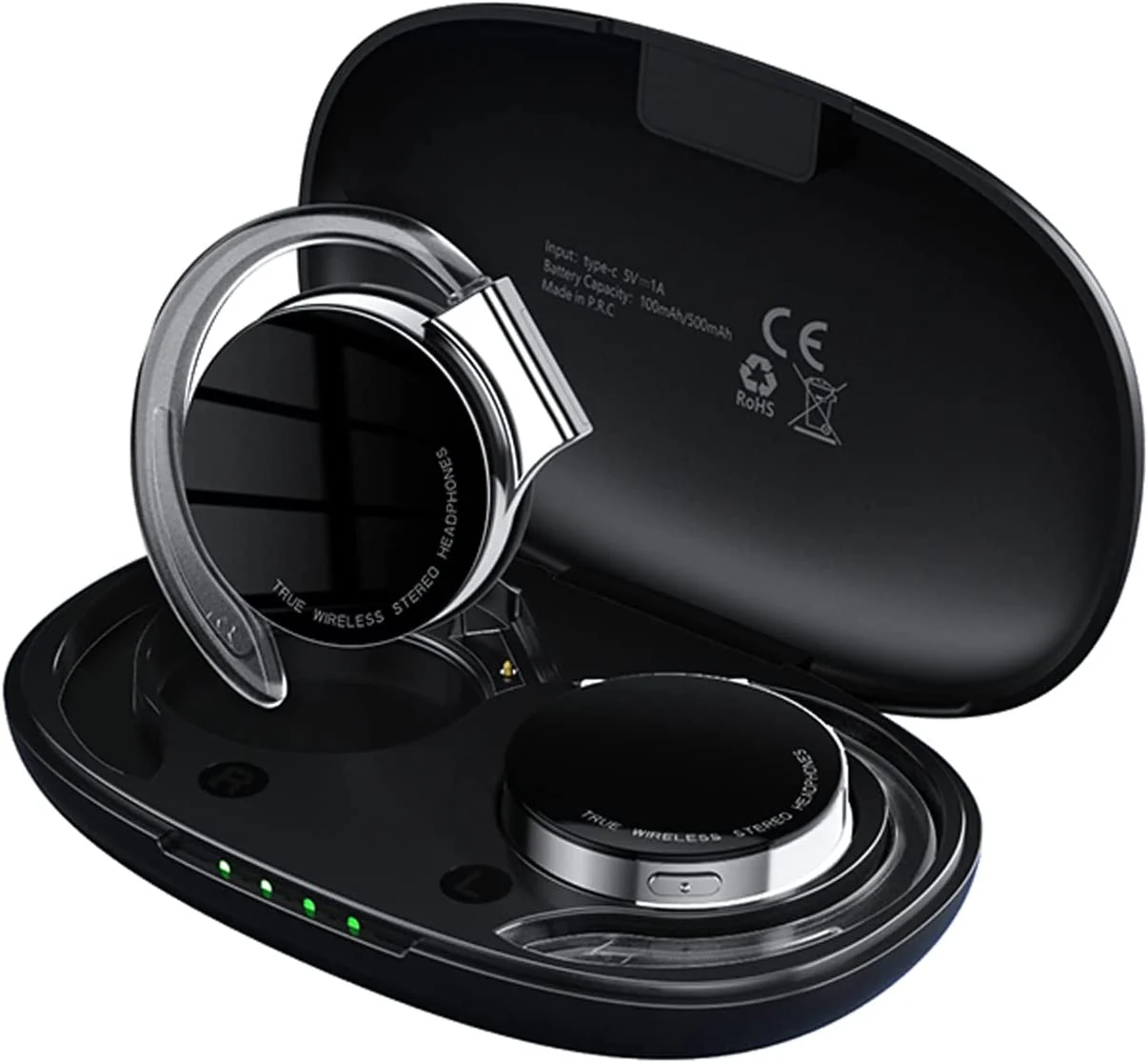 Ear-hook Wireless Earphones TWS Bluetooth Earbuds Over the Ear Headphones True Wireless Stereo Charging Case Hands-free Mic - ZDZ41