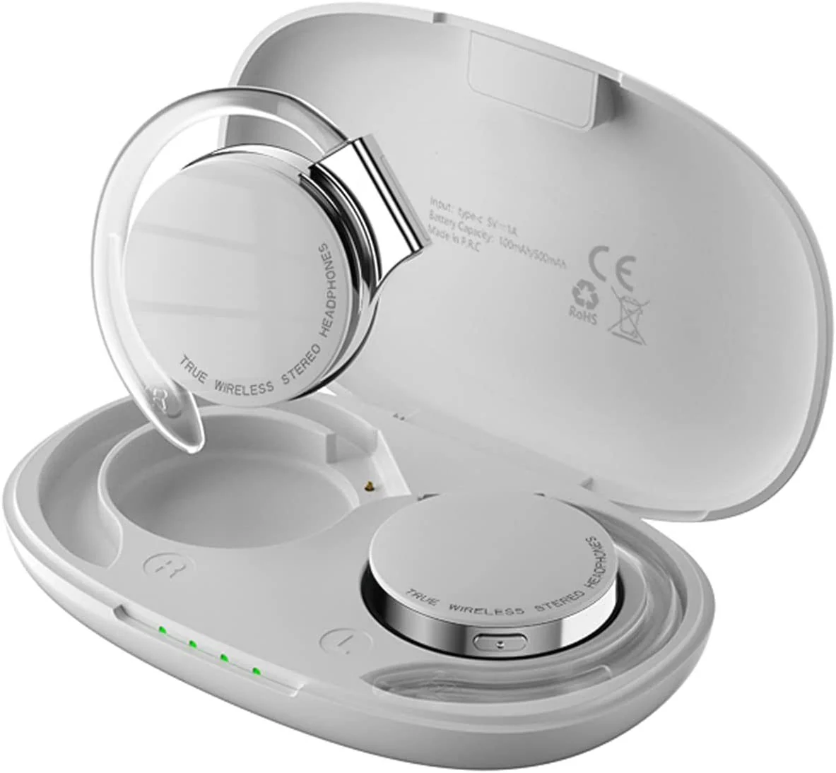 Ear-hook Wireless Earphones TWS Bluetooth Earbuds Over the Ear Headphones True Wireless Stereo Charging Case Hands-free Mic - ZDZ42