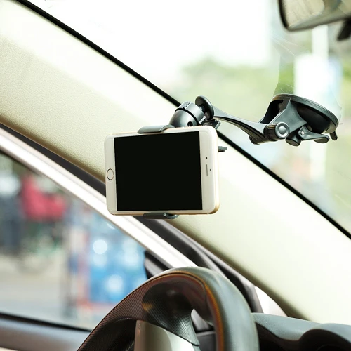 Car Mount Holder for Dash Windshield - Easy One Hand Operation - Fonus M86 - Image 5