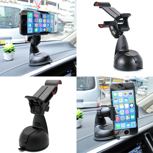 Car Mount Holder for Dash Windshield - Easy One Hand Operation - Fonus K56 - Image 4
