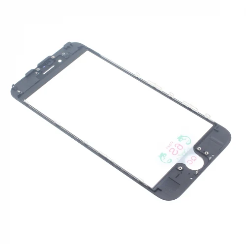 Outer Front Glass Lens Replacement with Bezel Frame for iPhone 6S - Black - L50 - Image 3
